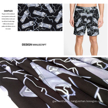 Polyester Brushed Digital Printed Beach Shorts/ Pants Fabric